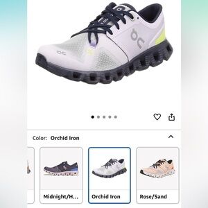 On Running Women's Athletic Shoes - Orchid Iron